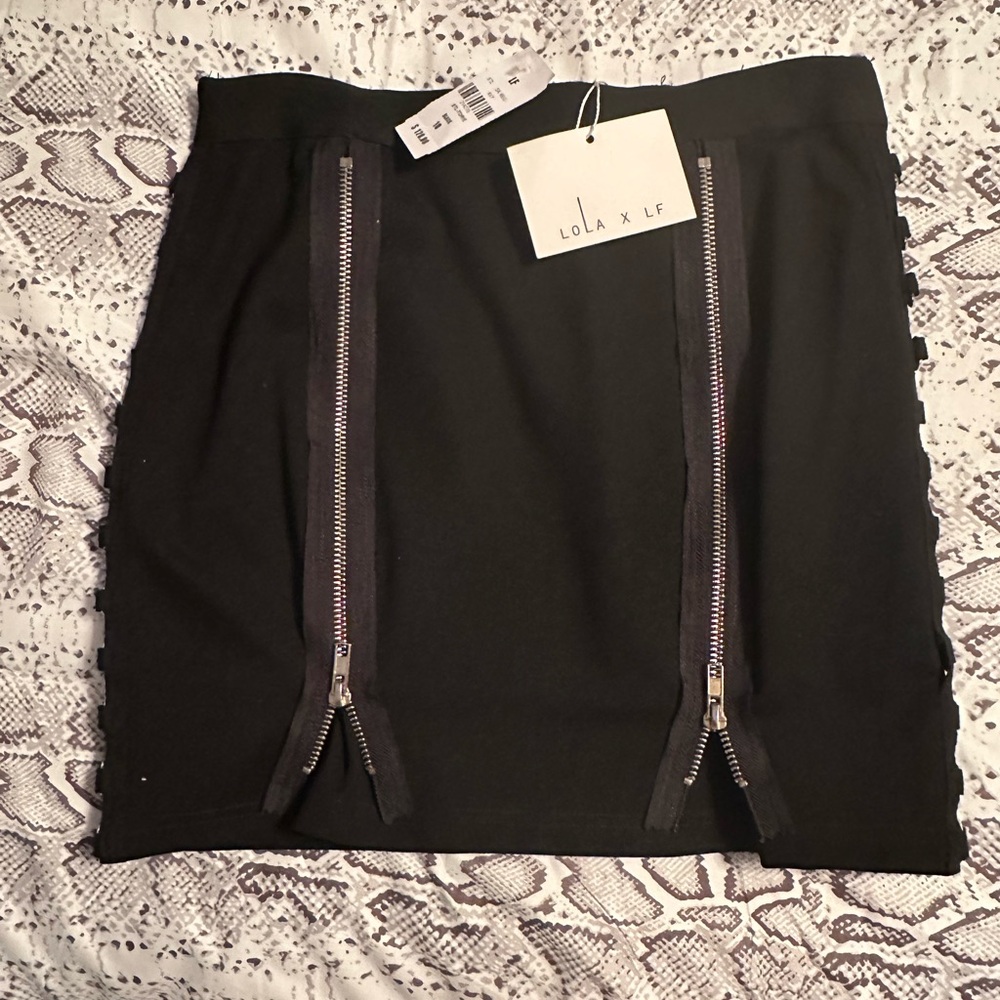 LF Black Mini Skirt Cocktail Night Out